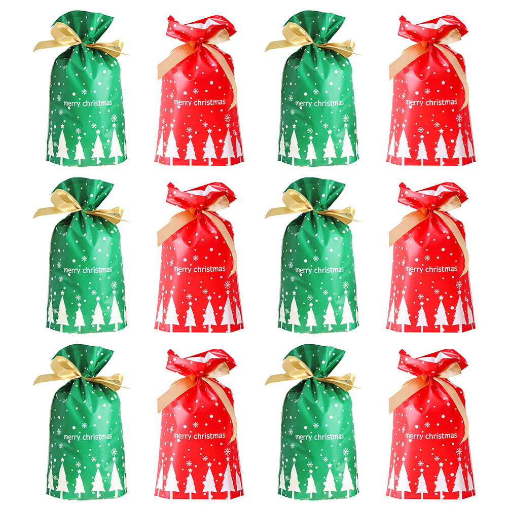 Food Sweet Snacks - Christmas Candy Bags 30 Pack PVC