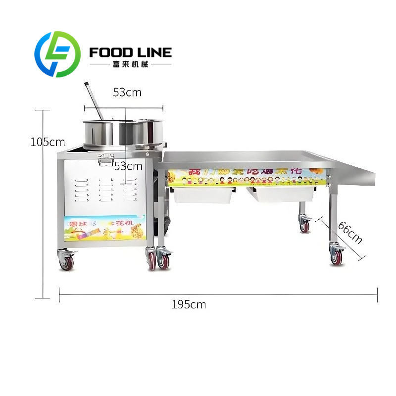 Food Snacks To Make - Caramel Popcorn Making Machine Dustproof Outer