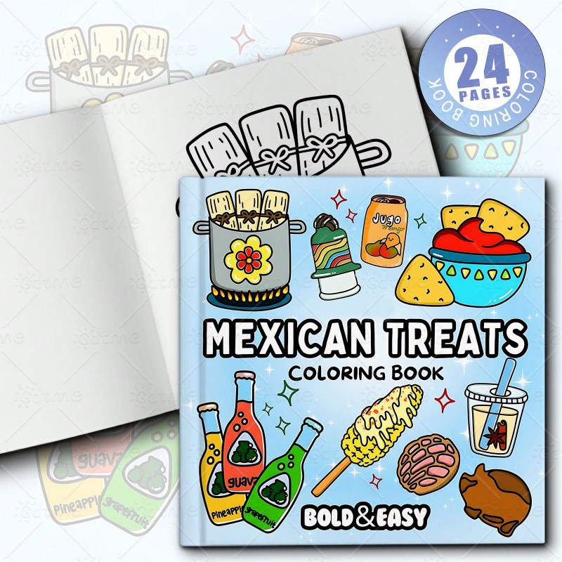 Bold Easy Mexican Treats Color - Food And Snacks Coloring Book Bold And Easy review and price