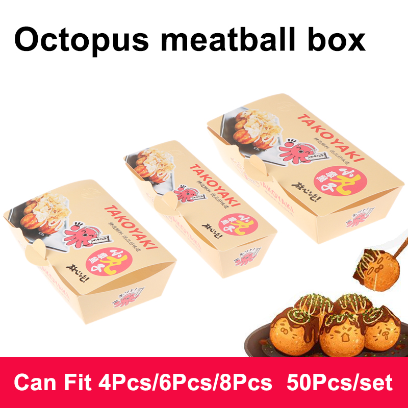 【F】50pcs Octopus Ball Packagin - Food Packed Snacks review and price