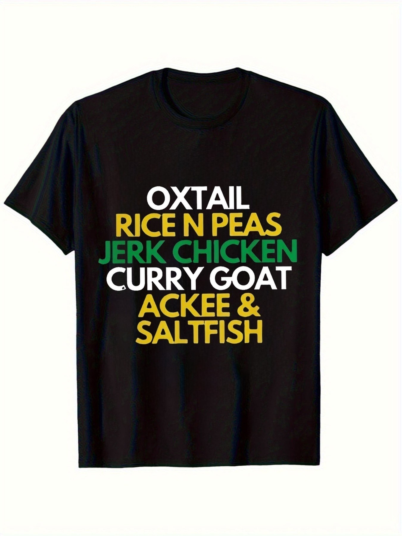 Men's Jamaican Cuisine Print T - Jamaican Food Snacks review and price