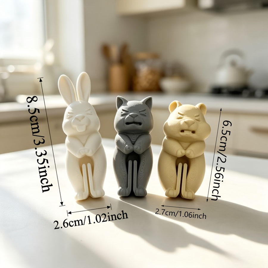 3D Animal Snack Bag Clips 1/5  - Food Packed Snacks review and price