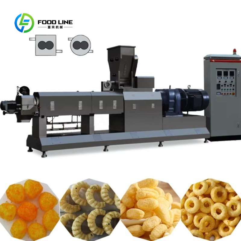 Customized Double Screw Extrud - Food Snacks To Make review and price