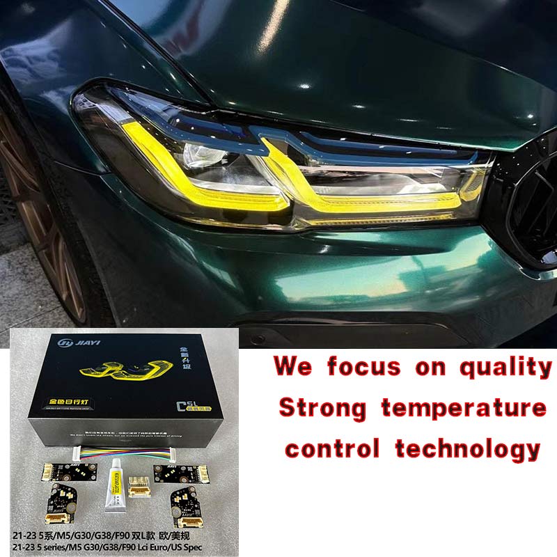 FOR BMW 5 Series G30 G38 F90 2 - Yellow Food Snacks review and price