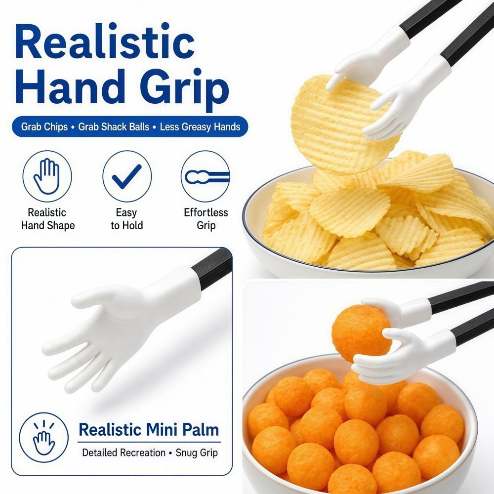 Fun Reusable Finger Snack Chop - Food Snacks Game review and price